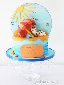 Double sided Frozen Birthday Cake MK Cakes | One-of-a-kind cakes for every occasion