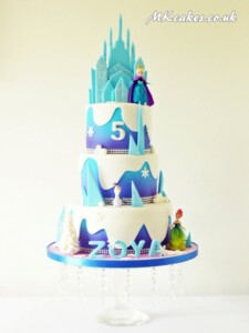 Frozen castle Birthday Cake MK Cakes | One-of-a-kind cakes for every occasion