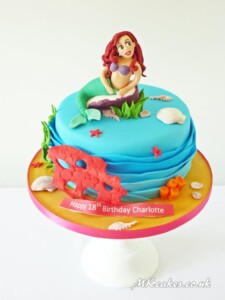 Ariel Birthday Cake MK Cakes | One-of-a-kind cakes for every occasion