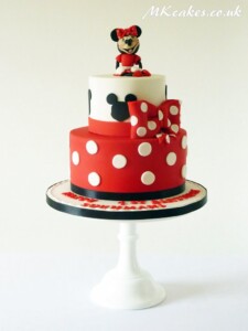 Red Minnie Mouse Birthday Cake MK Cakes | One-of-a-kind cakes for every occasion