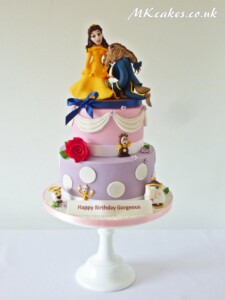 Beauty and the Beast Birthday Cake MK Cakes | One-of-a-kind cakes for every occasion