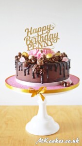 Full of Chocolate Dripping Birthday Cake Full of Chocolate Dripping Birthday Cake