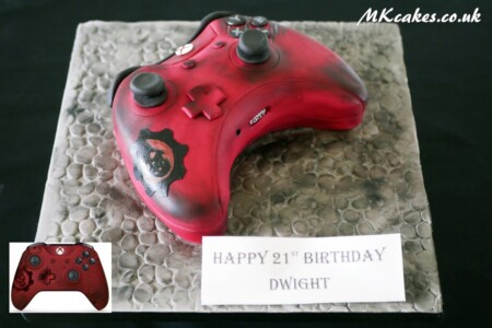 X-box controller Birthday Cake MK Cakes | One-of-a-kind cakes for every occasion