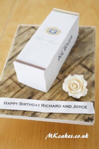 Champagne Birthday Cake MK Cakes | One-of-a-kind cakes for every occasion