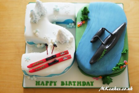 My hobbies number Birthday Cake MK Cakes | One-of-a-kind cakes for every occasion