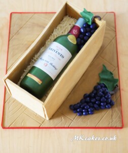Wine crate Birthday Cake MK Cakes | One-of-a-kind cakes for every occasion
