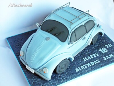 VW Beetle car Birthday Cake MK Cakes | One-of-a-kind cakes for every occasion