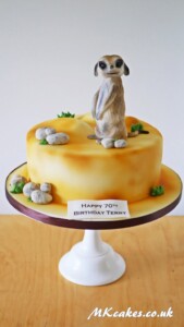 Meerkat Birthday Cake MK Cakes | One-of-a-kind cakes for every occasion