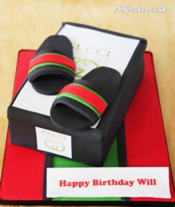 Gucci flip flops Birthday Cake MK Cakes | One-of-a-kind cakes for every occasion