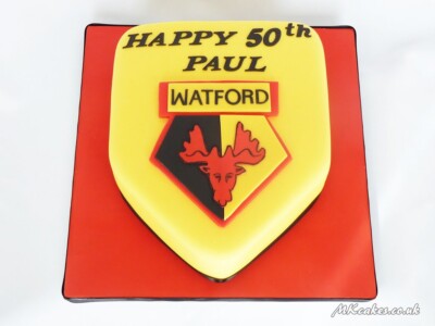 Football club badge Birthday Cake MK Cakes | One-of-a-kind cakes for every occasion