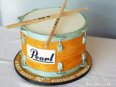 Drum Birthday Cake MK Cakes | One-of-a-kind cakes for every occasion