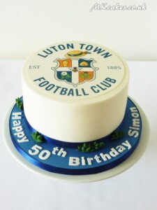 Football logo Birthday Cake MK Cakes | One-of-a-kind cakes for every occasion