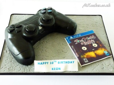 Playstation Controller Birthday Cake MK Cakes | One-of-a-kind cakes for every occasion