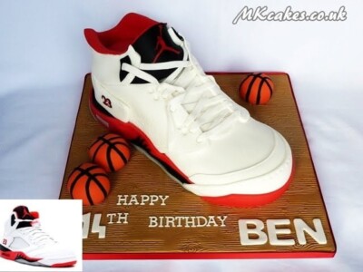 NBA shoe Birthday Cake MK Cakes | One-of-a-kind cakes for every occasion