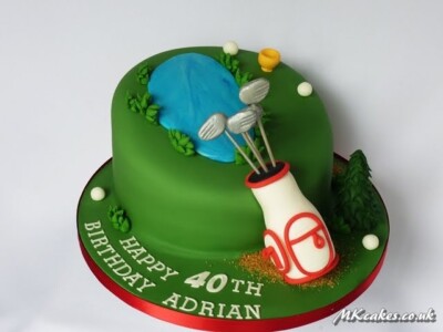 Golf Birthday Cake MK Cakes | One-of-a-kind cakes for every occasion
