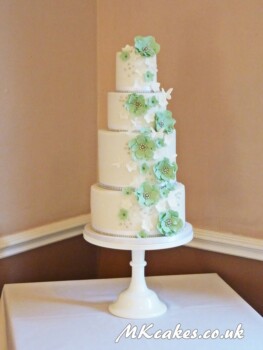 Pastel Green Wedding Cake Pastel Green Wedding Cake