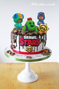 Brawl Stars dripping Birthday Cake MK Cakes | One-of-a-kind cakes for every occasion