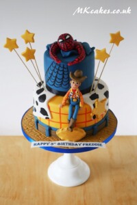 Woody and Spiderman Birthday Cake MK Cakes | One-of-a-kind cakes for every occasion