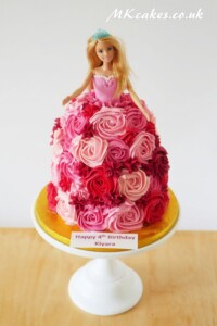 Buttercream Barbie doll Birthday Cake MK Cakes | One-of-a-kind cakes for every occasion