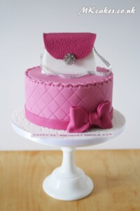 Pink Bag Birthday Cake Pink Bag Birthday Cake