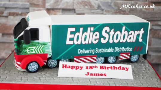 Eddie Stobart Lorry Birthday Cake MK Cakes | One-of-a-kind cakes for every occasion