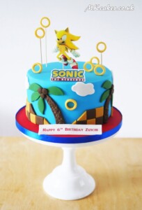 Sonic Birthday Cake MK Cakes | One-of-a-kind cakes for every occasion