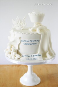 Twins First Communion Cake MK Cakes | One-of-a-kind cakes for every occasion