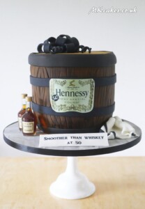 Hennessy Barrel Birthday Cake MK Cakes | One-of-a-kind cakes for every occasion