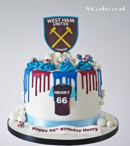 West ham Football Birthday Cake MK Cakes | One-of-a-kind cakes for every occasion