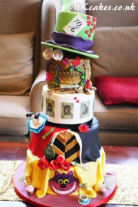 Alice in Wonderland Birthday Cake Alice in Wonderland Birthday Cake