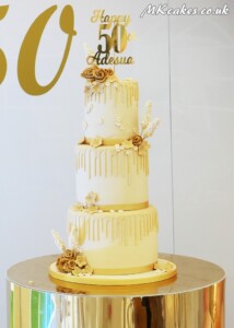 3 Tier Pastel Dripping Birthday Cake 3 Tier Pastel Dripping Birthday Cake