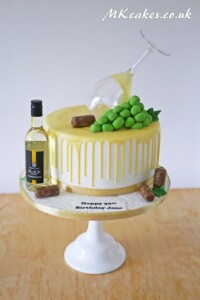 White Wine Dripping Birthday Cake White Wine Dripping Birthday Cake