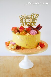 Autumn Inspired Birthday Cake Autumn Inspired Birthday Cake
