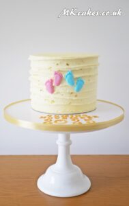 Buttercram Baby Shower Cake Buttercram Baby Shower Cake