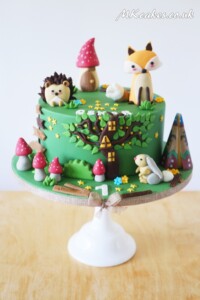 Woodland Themed Birthday Cake MK Cakes | One-of-a-kind cakes for every occasion