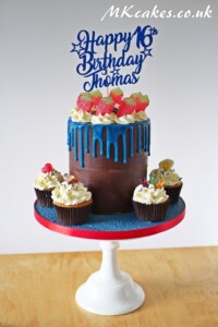 Chocolate and Haribo Dripping Birthday Cake MK Cakes | One-of-a-kind cakes for every occasion