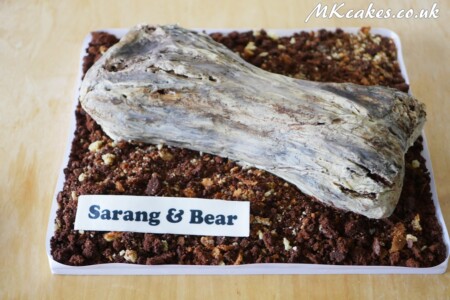 Bone Shaped Birthday Cake MK Cakes | One-of-a-kind cakes for every occasion