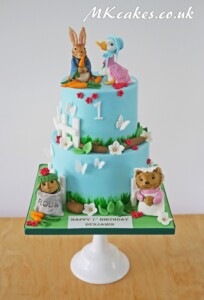 Beatrix Potter Inspired Birthday Cake MK Cakes | One-of-a-kind cakes for every occasion
