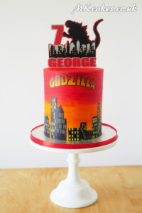 Tall Godzilla Cake Tall Godzilla Cake