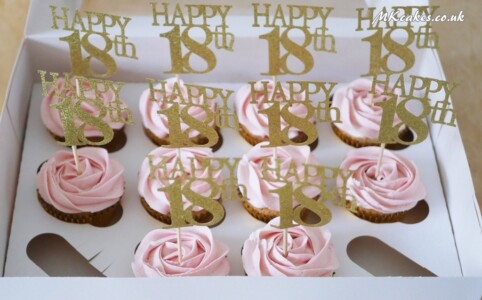 Pink Rose Cupcakes MK Cakes | One-of-a-kind cakes for every occasion