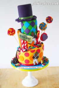 Willy Wonka and the Chocolate Factory Birthday Cake MK Cakes | One-of-a-kind cakes for every occasion
