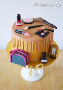 Make-up Birthday Cake MK Cakes | One-of-a-kind cakes for every occasion