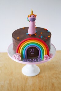 Chocolate Unicorn Birthday Cake MK Cakes | One-of-a-kind cakes for every occasion