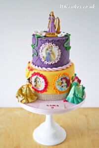 3 Princesses Birthday Cake MK Cakes | One-of-a-kind cakes for every occasion