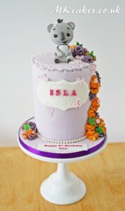 Cute Koala Birthday Cake MK Cakes | One-of-a-kind cakes for every occasion