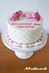 Pink Graduation cake Pink Graduation cake