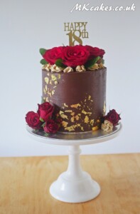Chocolate and Roses Birthday Cake Chocolate and Roses Birthday Cake