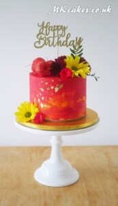 Classic Autumn Birthday Cake Classic Autumn Birthday Cake