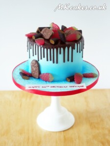 Haribo Strawberries Dripping Birthday Cake Haribo Strawberries Dripping Birthday Cake