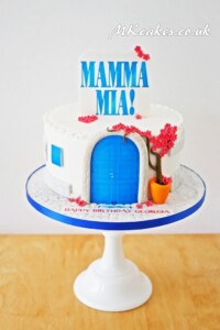 Mamma Mia Themed Birthday Cake Mamma Mia Themed Birthday Cake